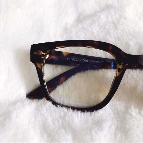 Bella Brown Pattern Computer Blue Light Glasses - Picture 2 of 12